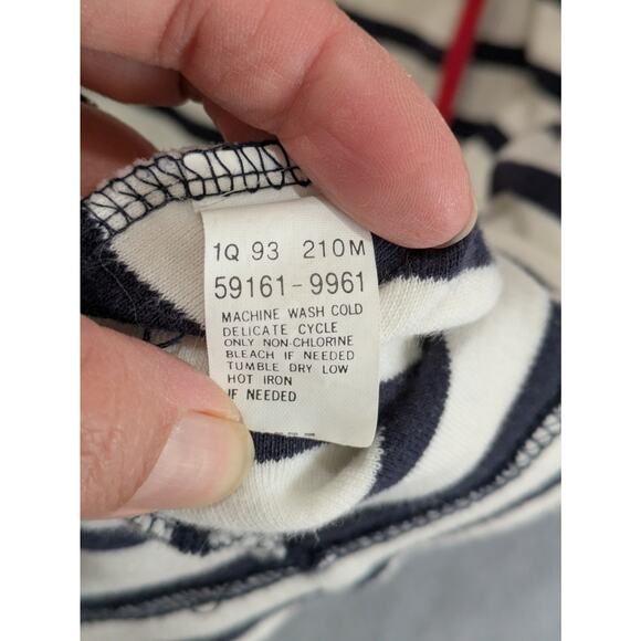 Dockers Cardigan Men’s 1X Black Vintage Golf Sweater with Blue Stripe V Neck - Picture 9 of 15